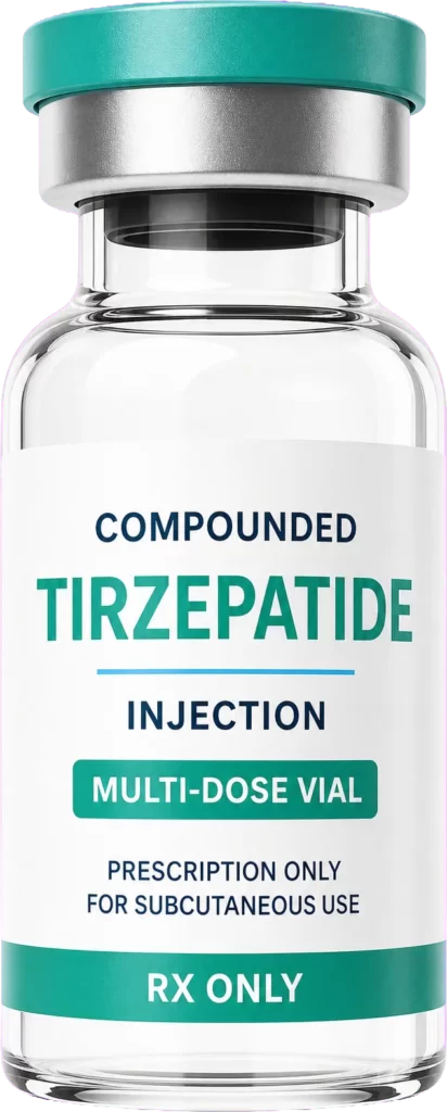 Compounded Tirzepatide vial